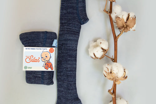 Silly Silas, maillot met voetjes - denim