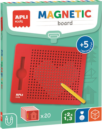 Apli, magneetbord met pen - medium