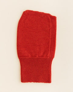 Hvid, balaclava muts - red