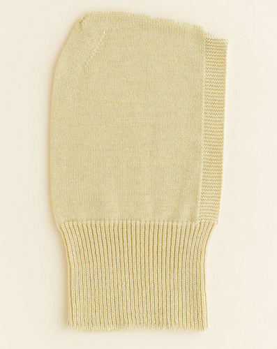 Hvid, balaclava muts - light yellow