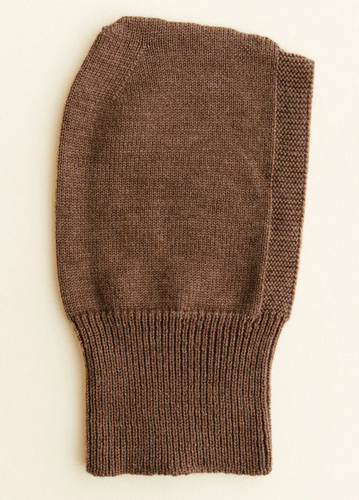 Hvid, balaclava muts - mocha