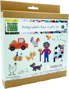 Nabbi, biobeads strijkparels - farm life