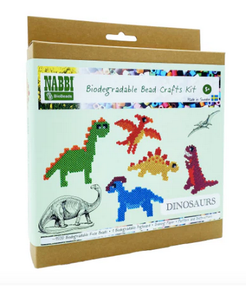 Nabbi, biobeads strijkparels - dinosaurs