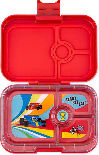 Yumbox, lunchbox panino 4 vakken - Monte Carlo red race cars