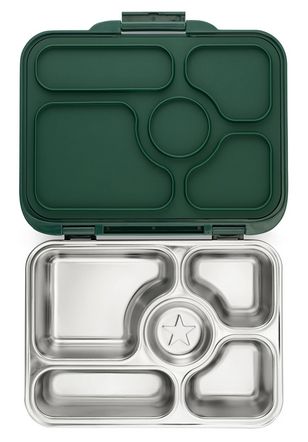 Yumbox, lunchbox presto RVS - kale green