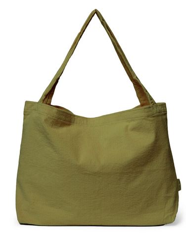 Studio Noos, mom bag - sage green rib