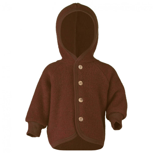 Engel Natur, wol-fleece jasje - cinnamon melange