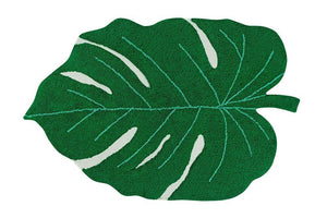 Lorena Canals, wasbaar tapijt - monstera leaf