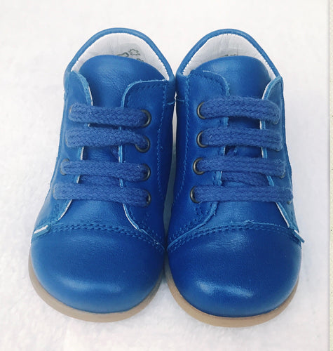 Stabifoot, lederen schoentjes First Steps - smile electric blue