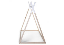 Afbeelding in Gallery-weergave laden, Tipi bed - 90x200 natural/wit